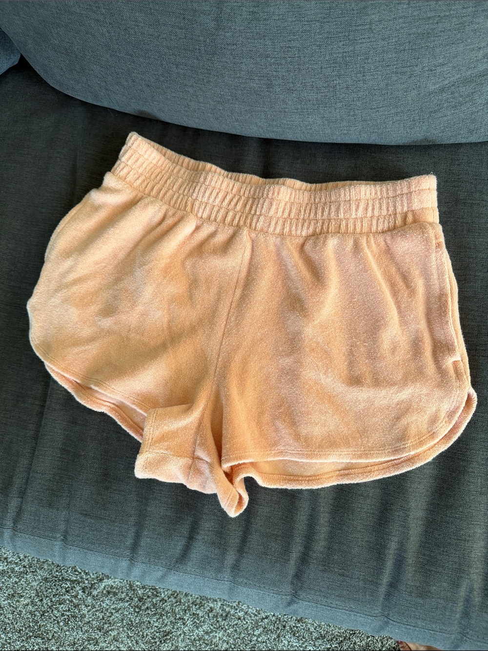 Victoria's Secret Peach Terry Elastic Waist Athletic Shorts